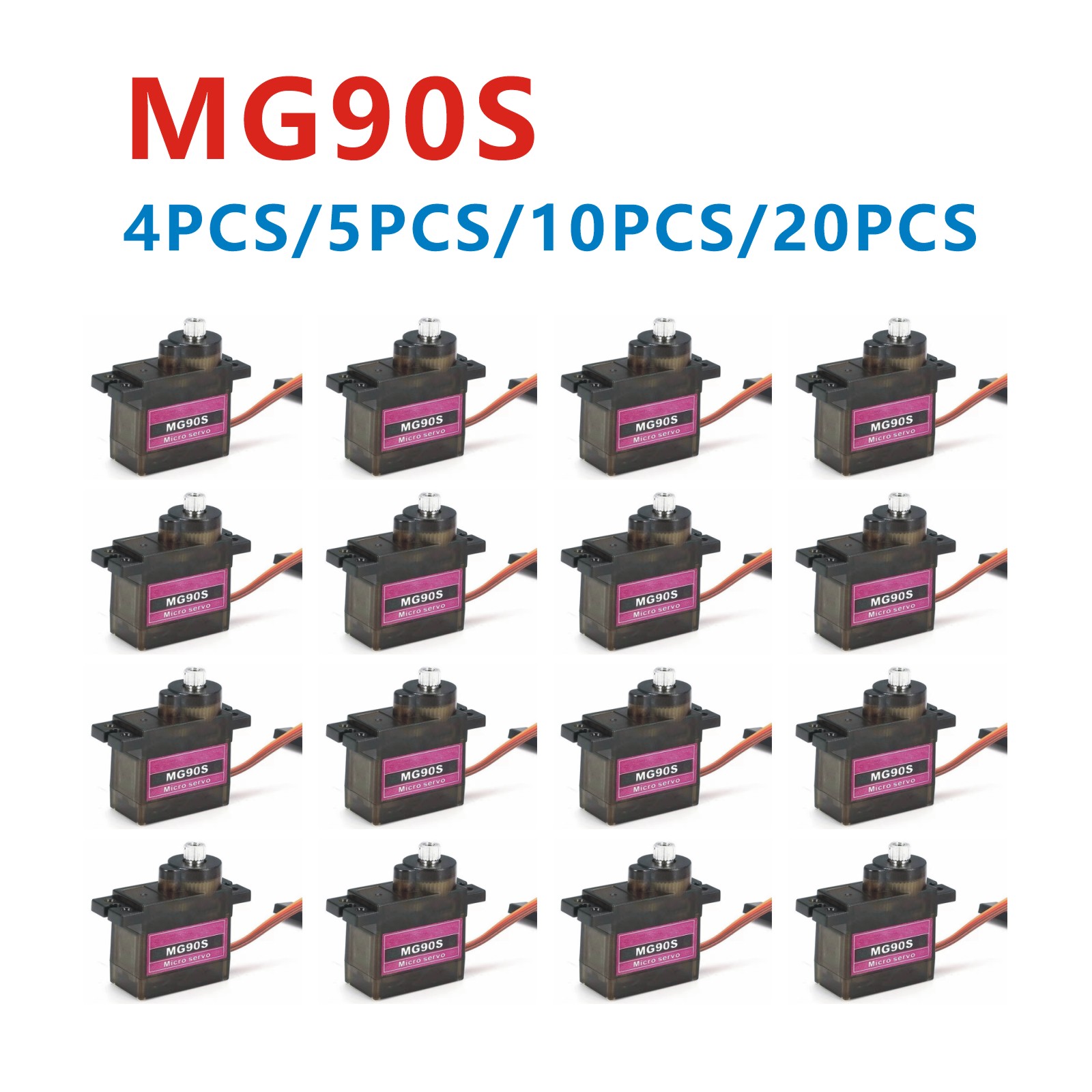Sg90 Servo - 4/5/10/20 chiếc MG90S, servo siêu nhỏ