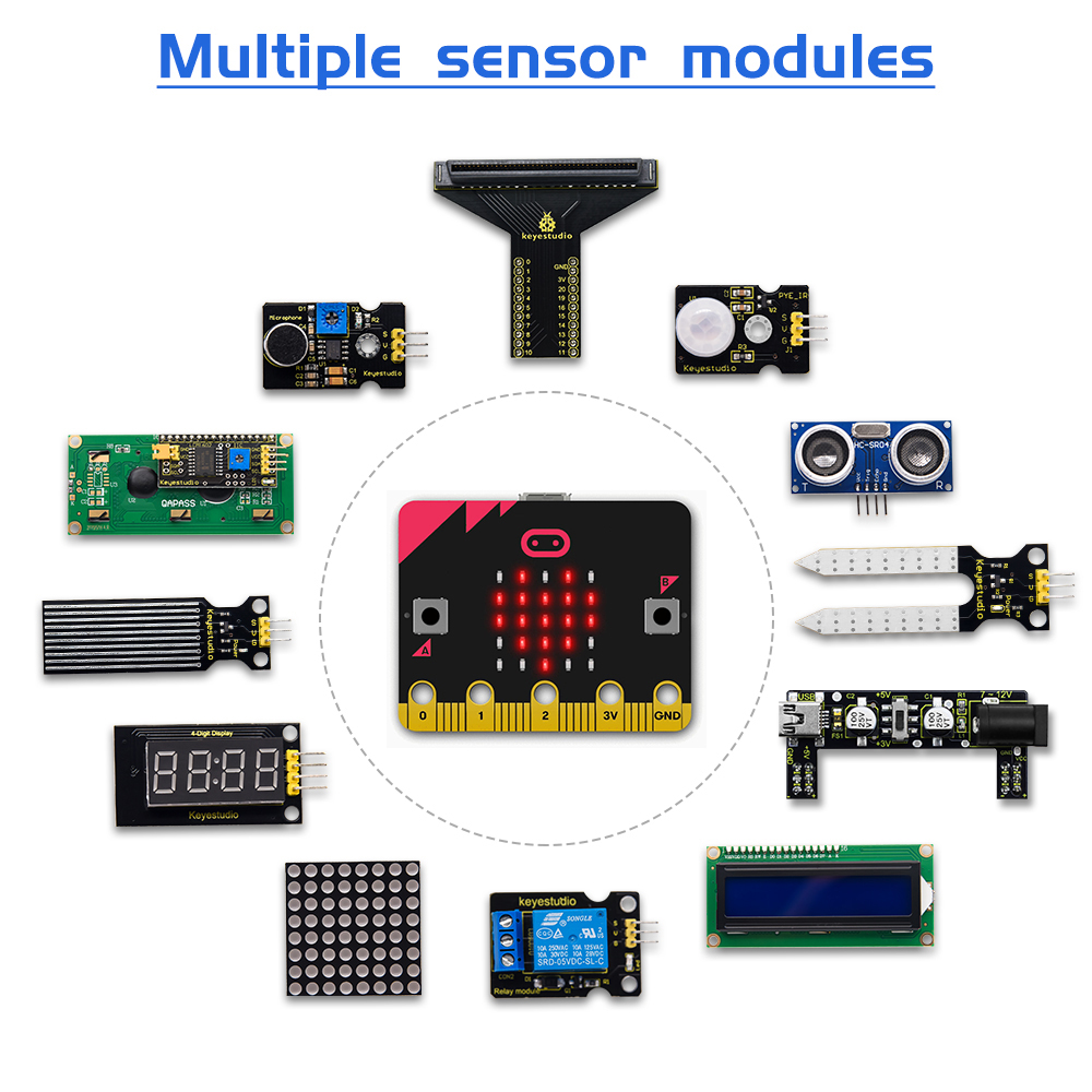 KEYESTUDIO Micro:bit V2 Basic  - đánh giá và giá Microbit Robot