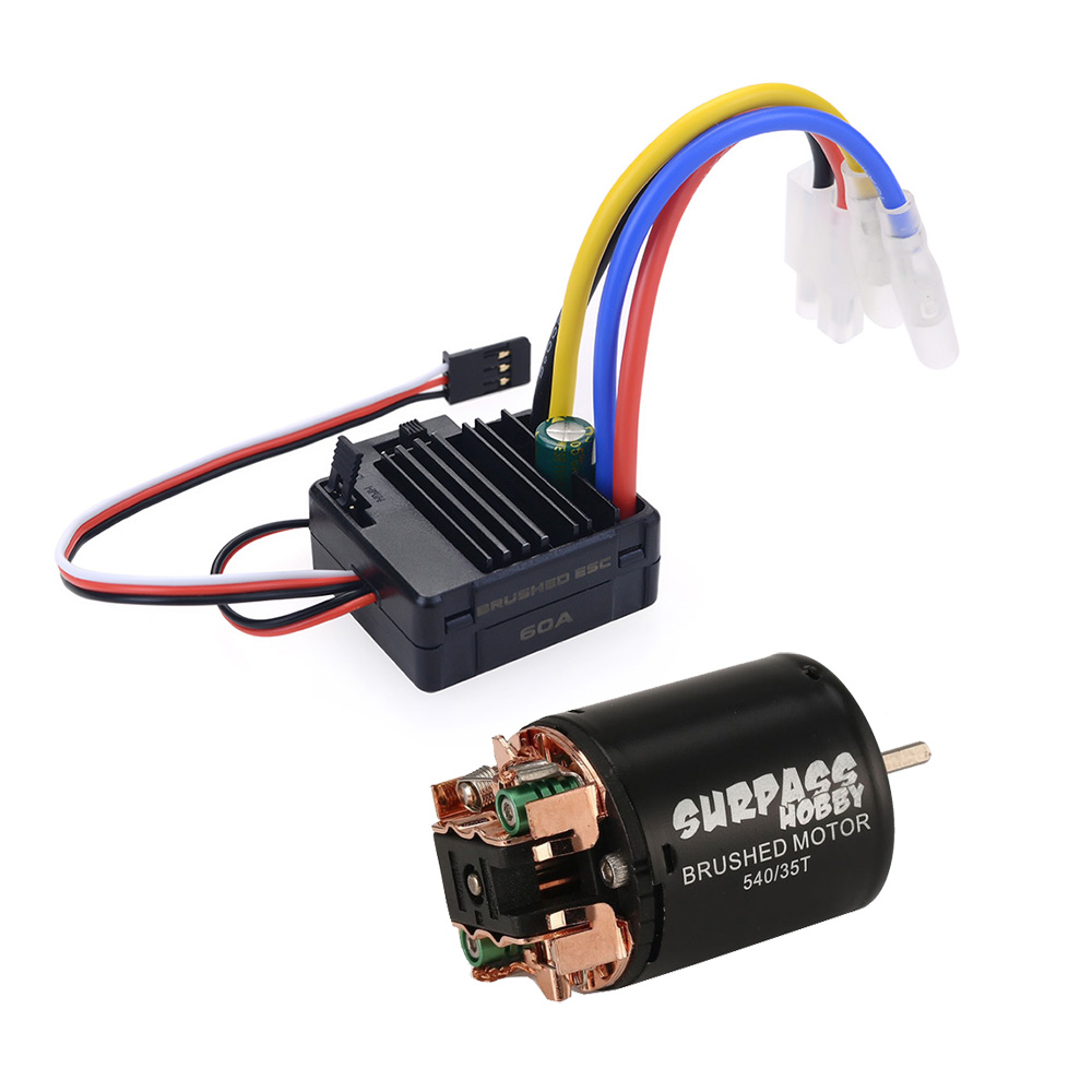 SURPASS HOBBY 540 Brushed Moto - đánh giá và giá Sg90 Servo