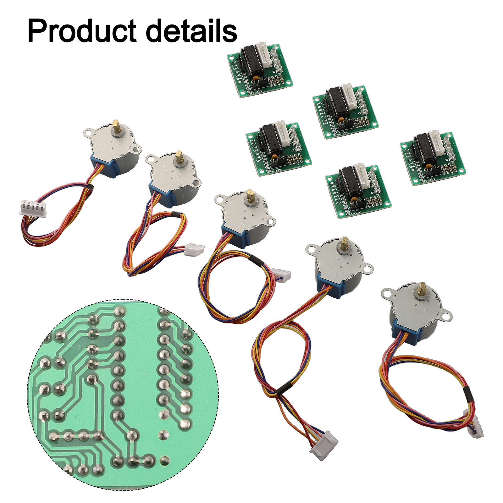 5V 4-Phase Stepper Motor 28BYJ - đánh giá và giá Uln2003 Driver