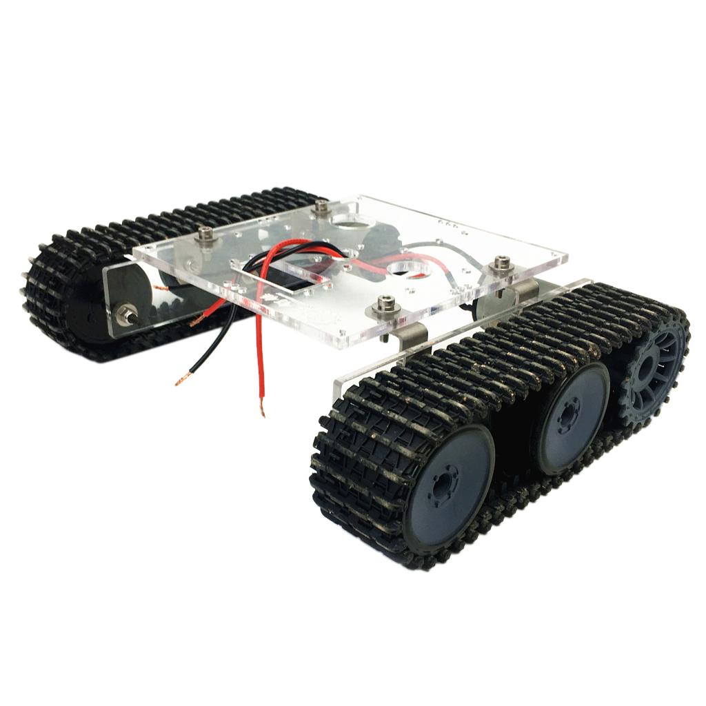Acrylic Alloy Tank Chassis Tra - đánh giá và giá Tracked Robot Chassis