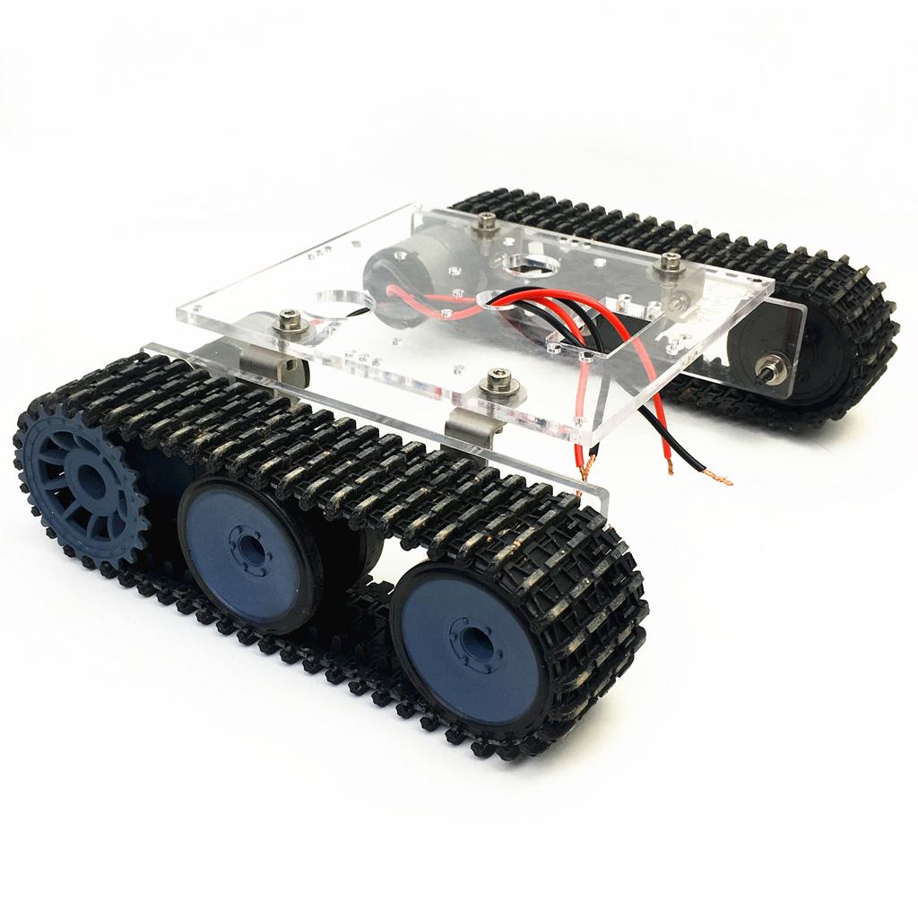 Acrylic Alloy Tank Chassis Tra - đánh giá và giá Tracked Robot Chassis