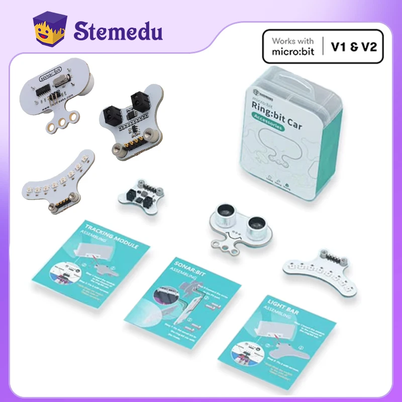 Ring:bit Car Accessories Kit S - đánh giá và giá Microbit