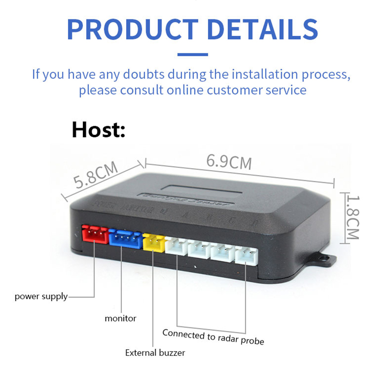 Car LED Digital Screen Parking - đánh giá và giá Infrared Obstacle Sensor