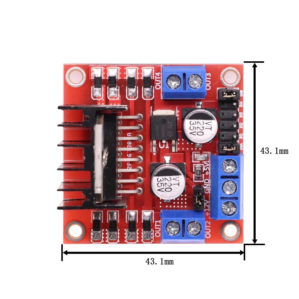 1~100Pcs L298N Dual Channel DC - đánh giá và giá Motor Driver L298N