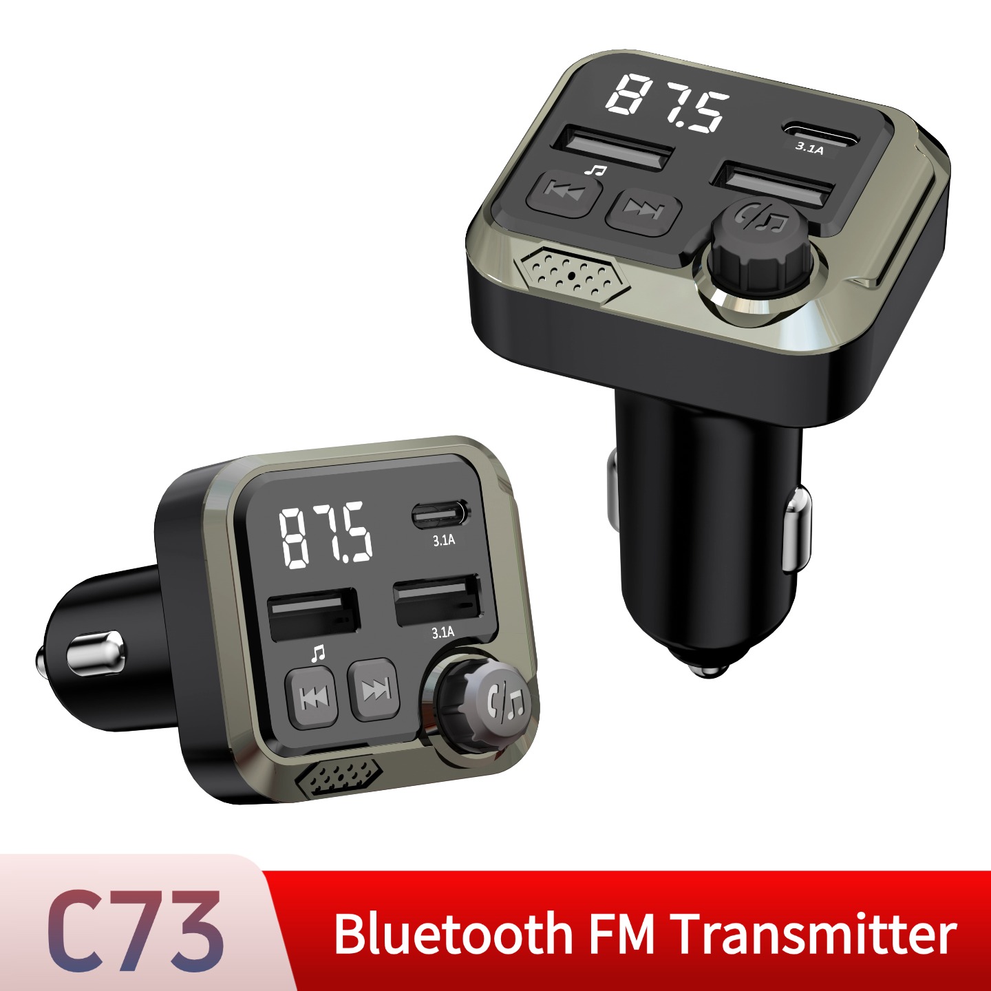 Bluetooth Car FM Transmitter H - đánh giá và giá Robot Bluetooth Car