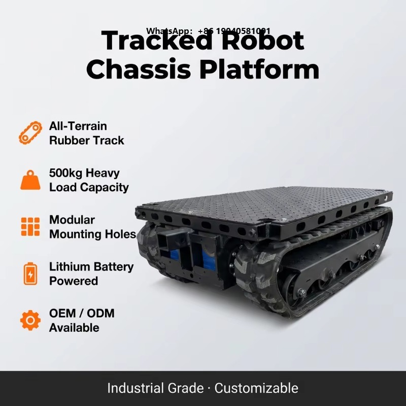 Heavy-load Crawler Tracked Cha - đánh giá và giá Robot Track