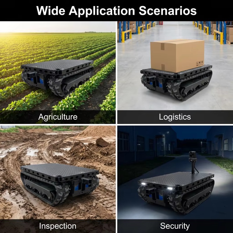 Heavy-load Crawler Tracked Cha - đánh giá và giá Robot Track