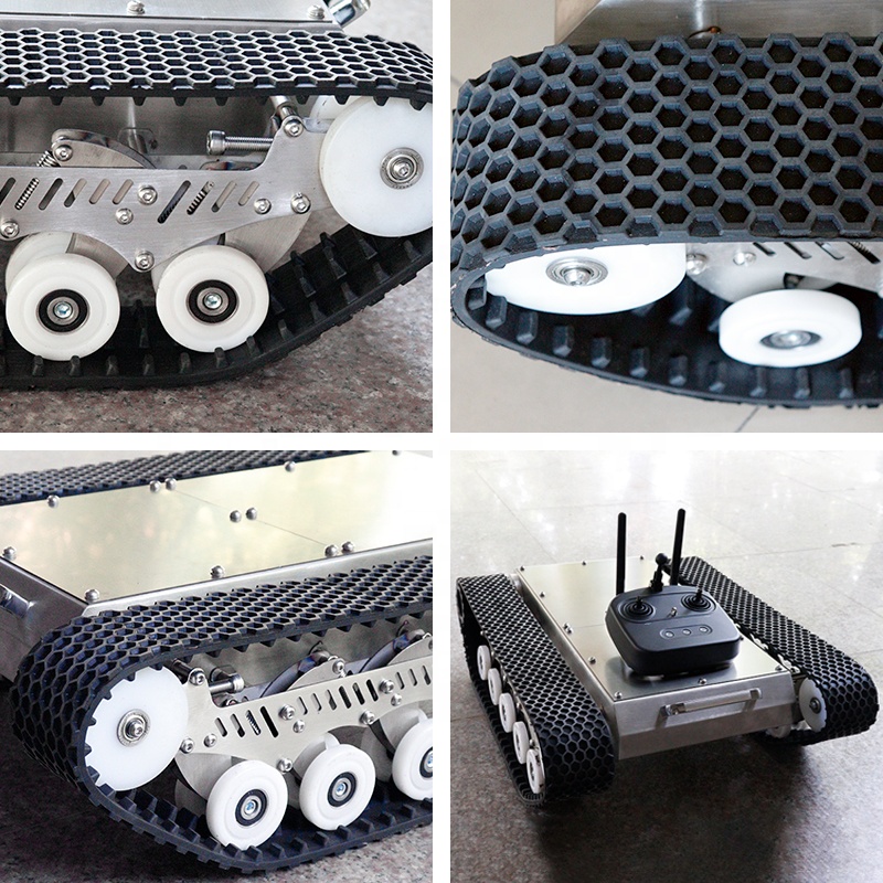 10 20kg Payload All Terrain Cr - đánh giá và giá Tracked Robot Chassis