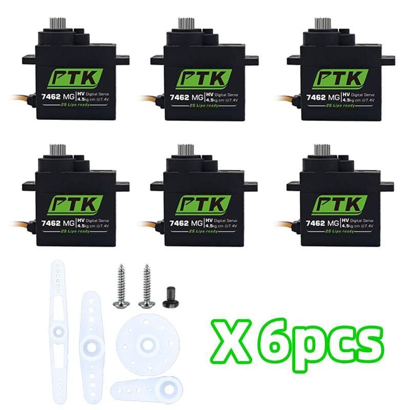 PTK 7462W MG Metal gear 9g mic - đánh giá và giá Sg90 Servo