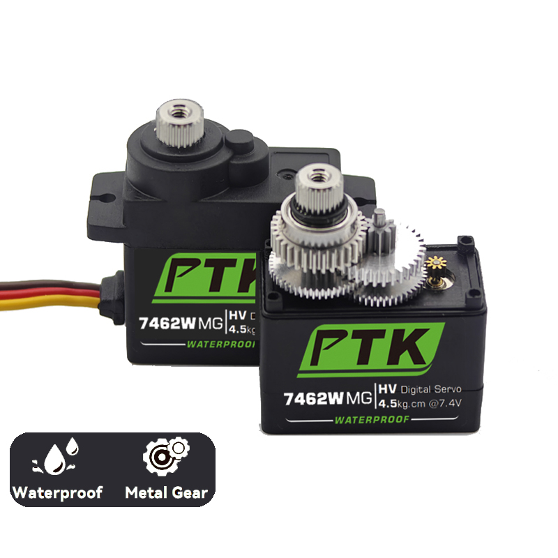 PTK 7462W MG Metal gear 9g mic - đánh giá và giá Sg90 Servo