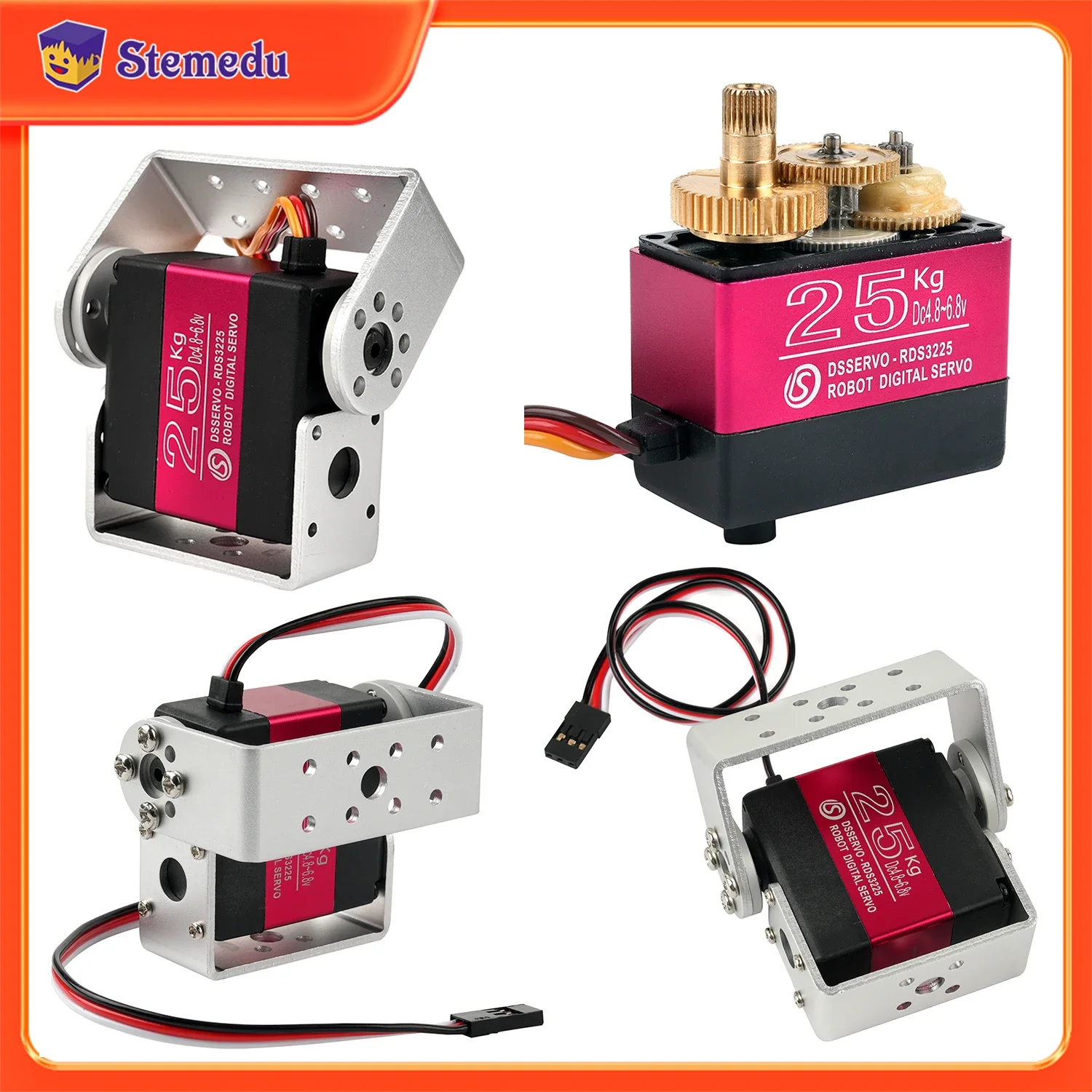 25KG Robot Digital Servo High  - đánh giá và giá Servo Bracket