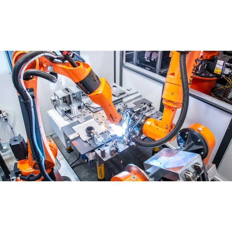 6 Axis Robot Arm System PLC Mo - đánh giá và giá Robot Arm Metal