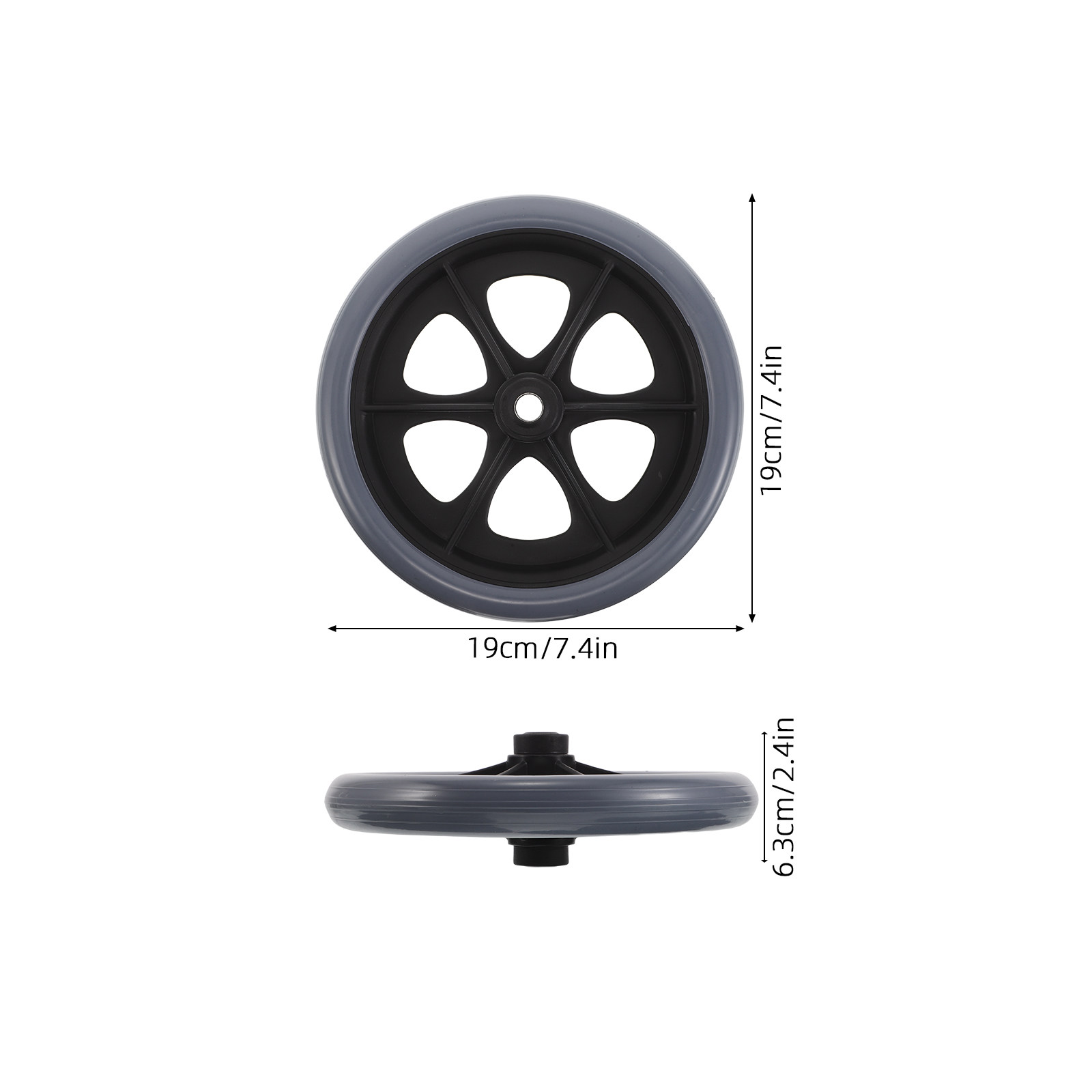 2Pcs Universal Wheelchair Fron - đánh giá và giá Caster Wheel