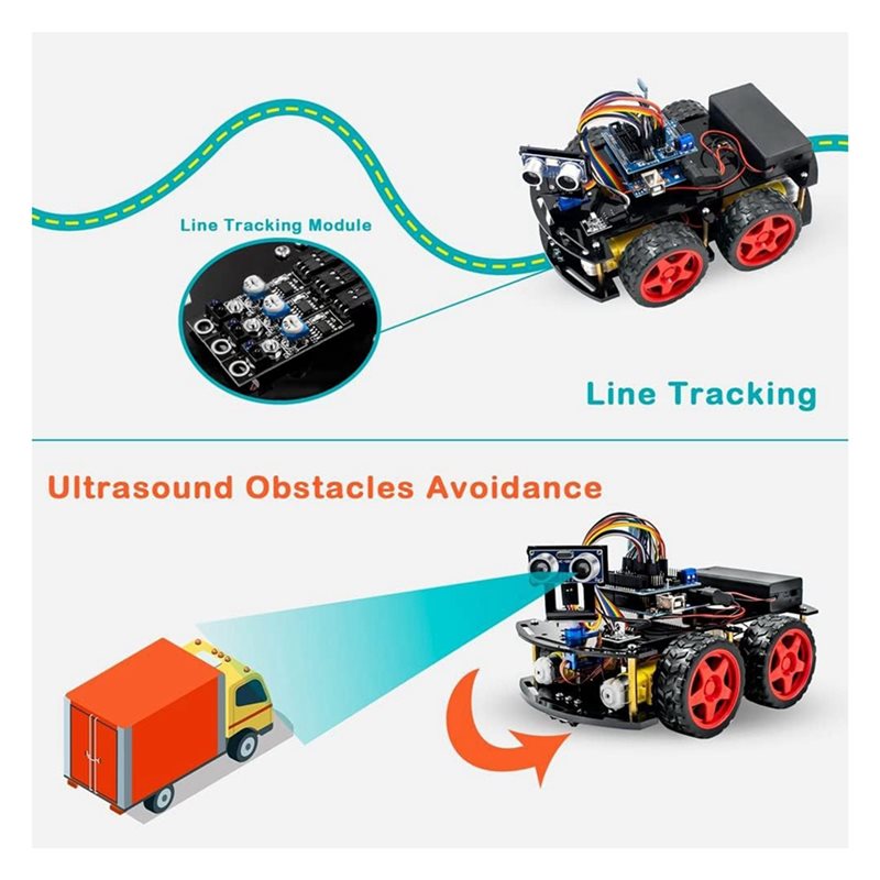 WOWFU-4WD Smart Robot Car Kit  - đánh giá và giá Arduino Robot