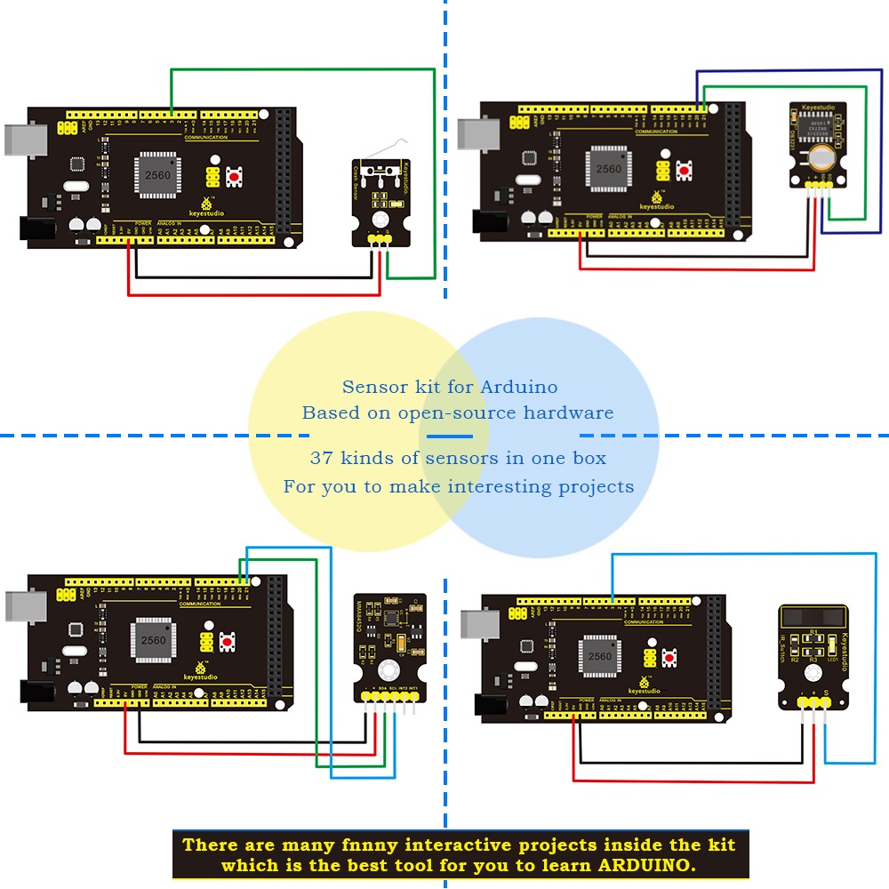 Keyestudio New Sensor Starter  - đánh giá và giá Microbit Robot
