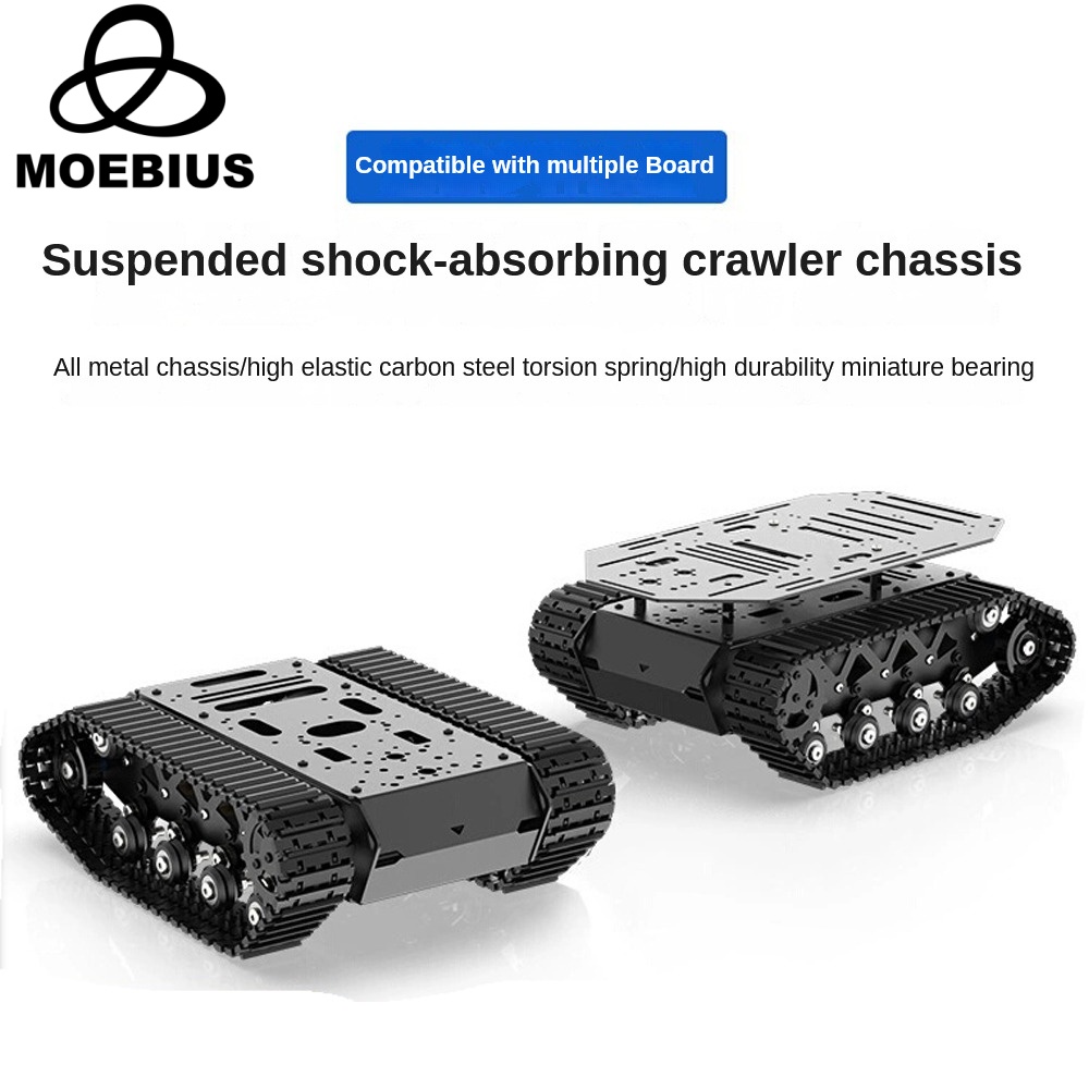 10KG Payload Metal Shock Absor - đánh giá và giá Tracked Robot Chassis